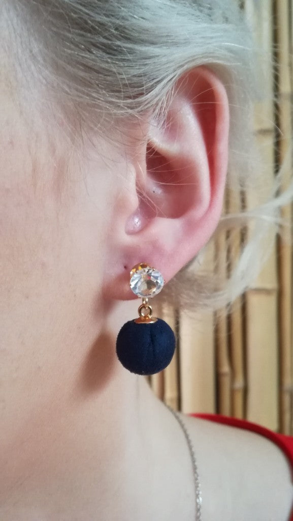 Oorbel Bol BLAUW